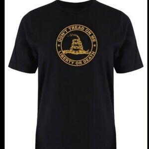 Don' Tread On Me Black T-Shirt